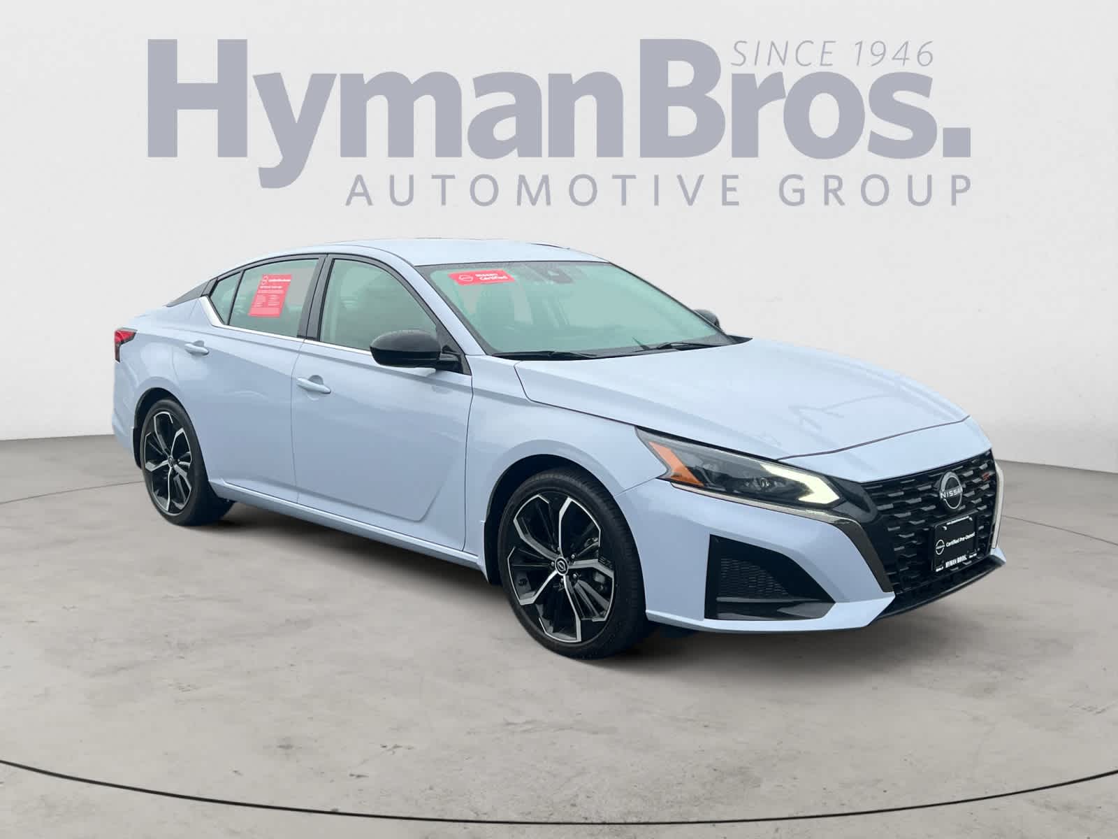2024 Nissan Altima 2.5 SR Sedan in Gray Sky Pearl — front three-quarter view