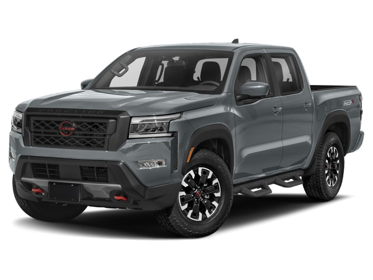 2024 Nissan Frontier Crew Cab PRO-4X® in Boulder Gray Metallic — front three-quarter view