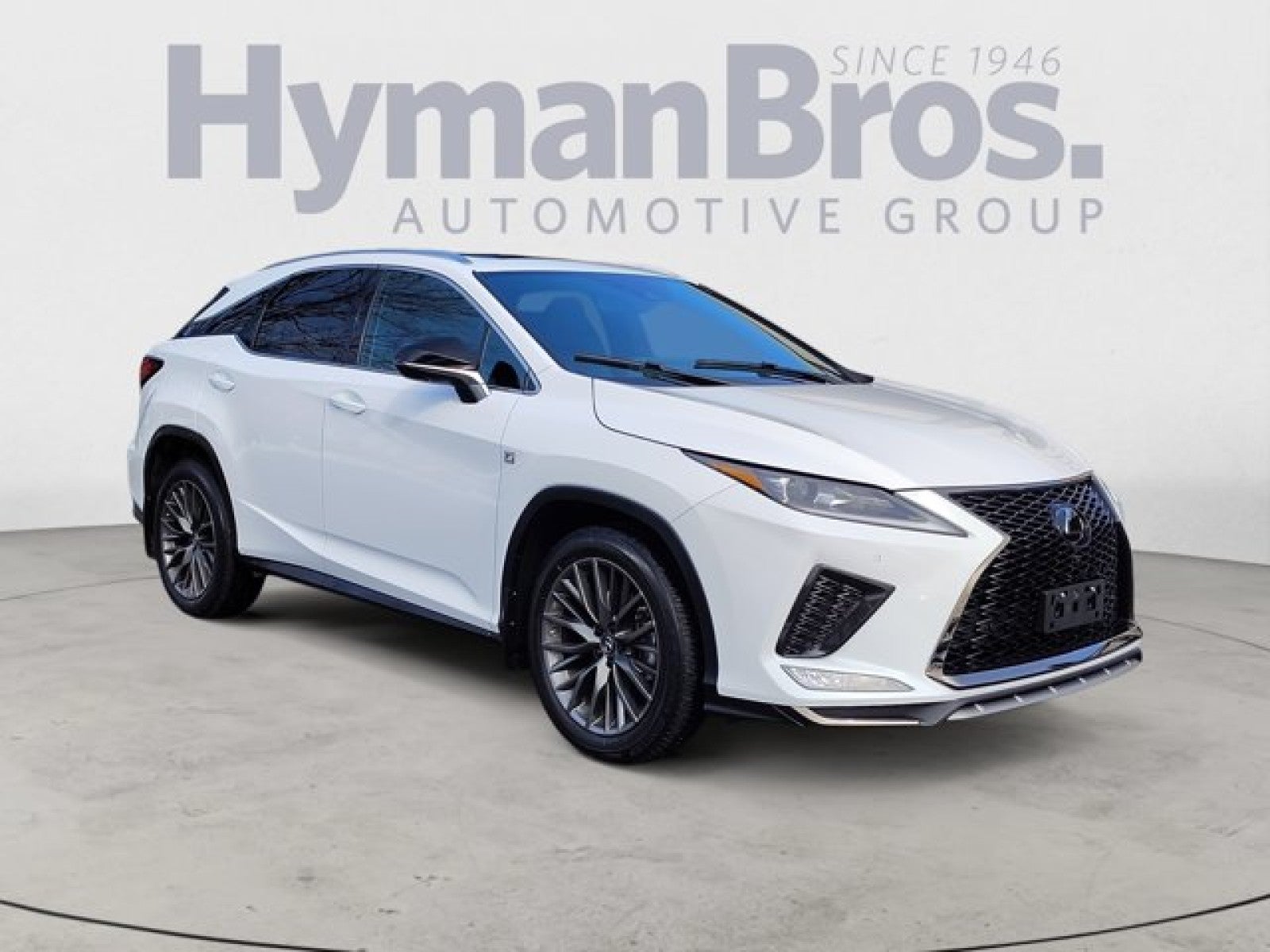 2022 Lexus RX RX 350 F SPORT Handling AWD in Ultra White — front three-quarter view
