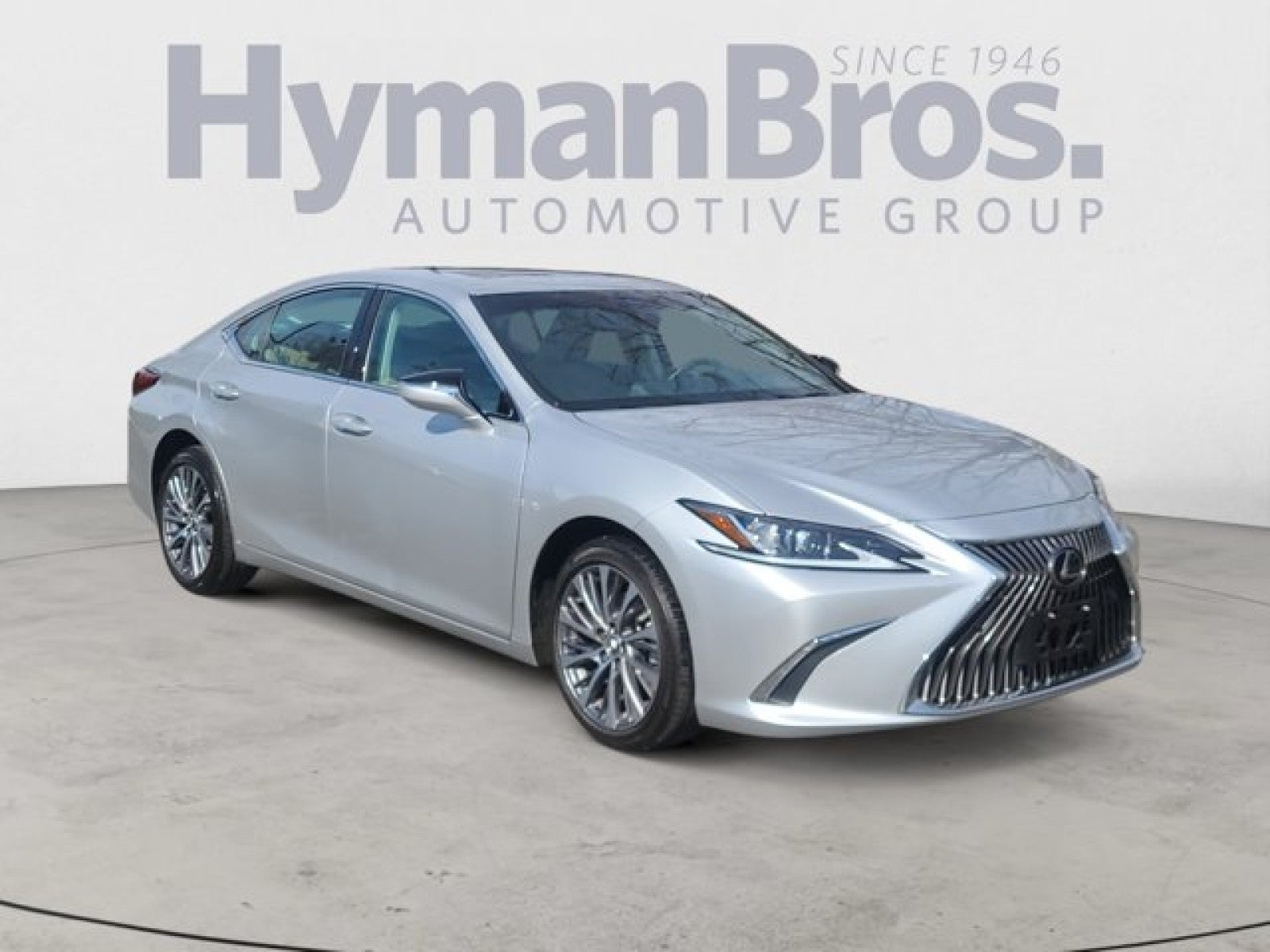 2021 Lexus ES ES 250 AWD in Silver Lining Metallic — front three-quarter view
